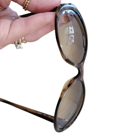 Vintage Womens Valentino V635S 261 135mm Frames Tortoise Cat Eye 1980\'s main image 6